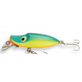 Lucky Strike  Rattlin Wiggler Lure (Green & Yellow)